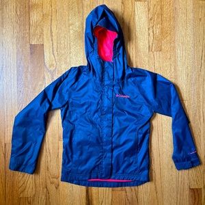 Columbia youth small raincoat, excellent condition
